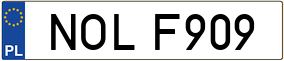Truck License Plate